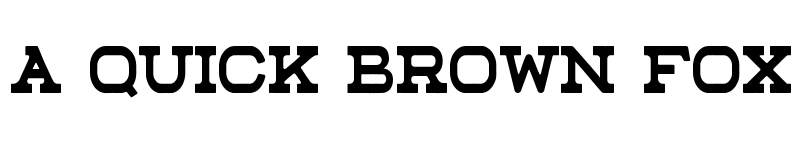 Preview of COWBOY WILDWEST Regular font