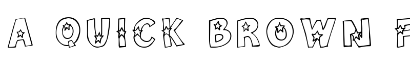 Preview of Craftopia Stars Regular font