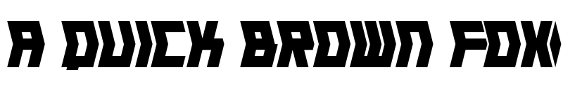 Preview of Crank Regular font