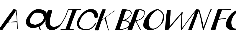 Preview of crankdeal tilt Regular font