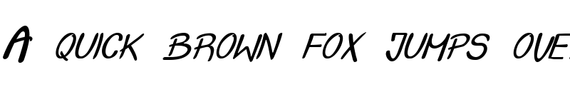 Preview of Crash  Italic Regular font