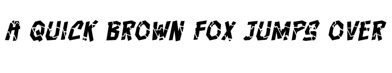 Preview of Crashcourse BB Italic font