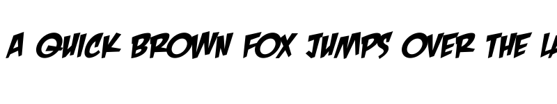 Preview of CrashLanding BB Italic font