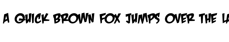 Preview of CrashLanding BB Regular font