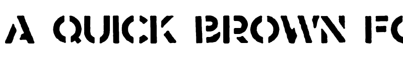 Preview of Crass Regular font