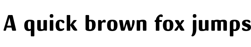 Preview of Crassula Bold font