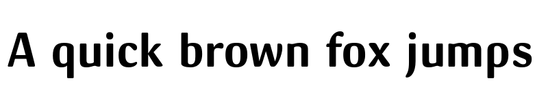 Preview of Crassula Medium font