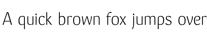 Preview of Crassula Thin font