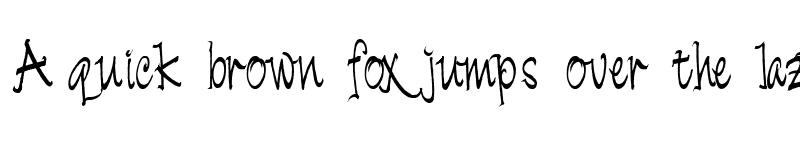 Preview of Cratch Regular font