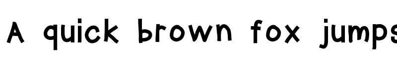 Preview of crayon kids Medium font