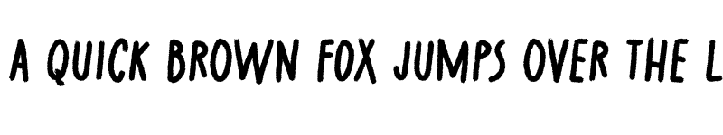 Preview of Crayonize Bold font