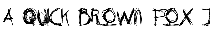 Preview of Crazy Killer Regular font