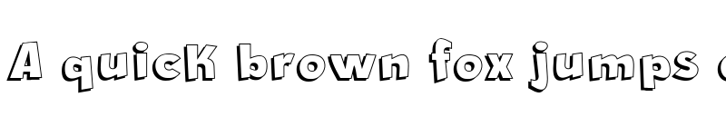 Preview of Crazy Krabs Shadow Regular font