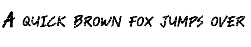 Preview of Crazyax Regular font