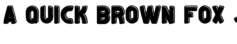 Preview of Crazytoon Demo Outline font