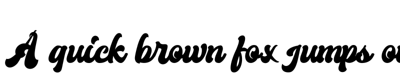 Preview of Creamer Regular font