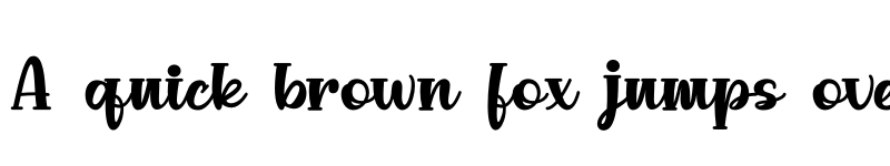 Preview of CREAMY Delight Regular font