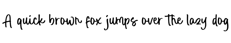 Preview of Creamy Dough Regular font