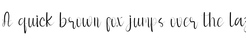 Preview of Creative Signature Regular font