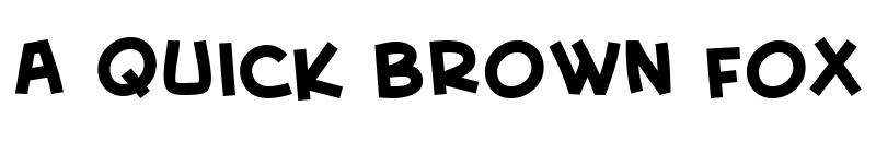 Preview of CreativeBlock BB Bold font