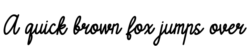 Preview of Creativo Italic font
