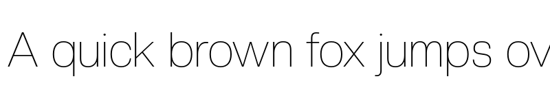 Preview of Creato Display Thin font