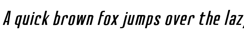 Preview of CreatorCredits BB Italic font