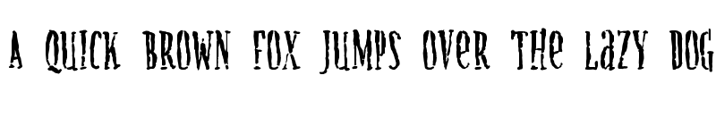 Preview of Creature Regular font