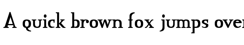 Preview of Credit River Regular font