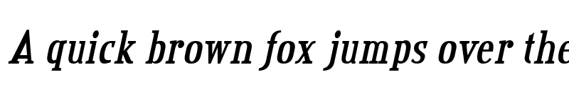 Preview of Credit Valley Bold Italic font