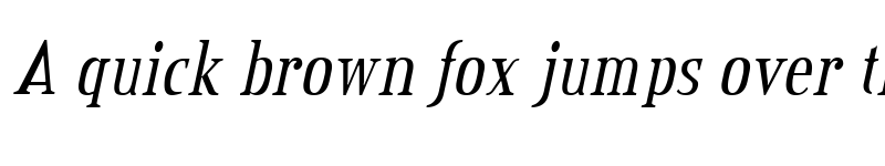 Preview of Credit Valley Italic font