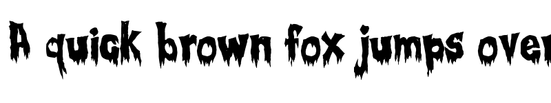 Preview of Creepsville Regular font