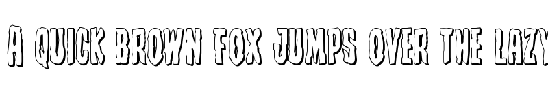 Preview of Creepy Crawlers 3D Regular font