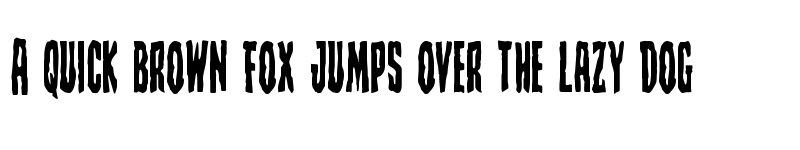 Preview of Creepy Crawlers Condensed Condensed font