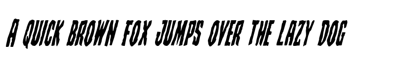 Preview of Creepy Crawlers Condensed Italic Condensed Italic font