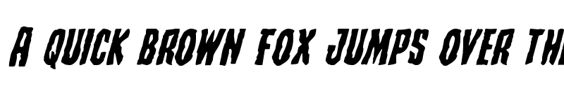 Preview of Creepy Crawlers Expanded Italic Expanded Italic font