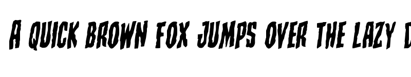 Preview of Creepy Crawlers Rotalic Italic font