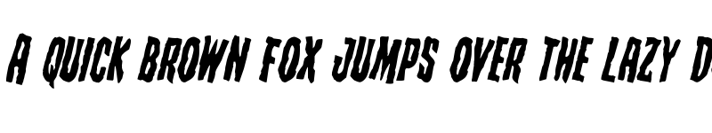 Preview of Creepy Crawlers Rotated Regular font