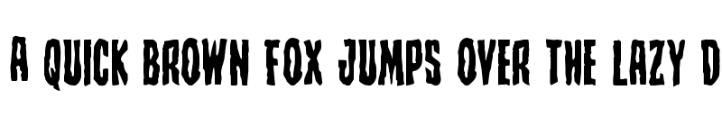 Preview of Creepy Crawlers Staggered Regular font