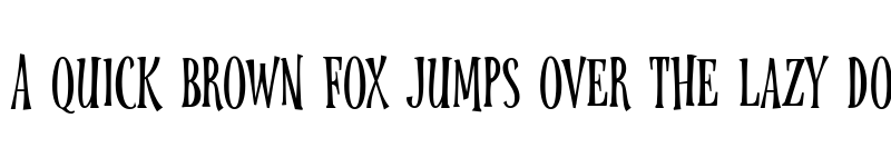 Preview of Creepy Sunday Regular font