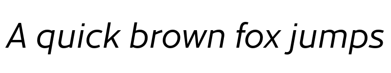 Preview of Cresta Regular Italic font