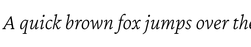 Preview of Crimson Pro ExtraLight Italic font