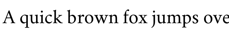 Preview of Crimson Roman font