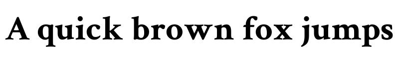 Preview of Crimson Text Bold font