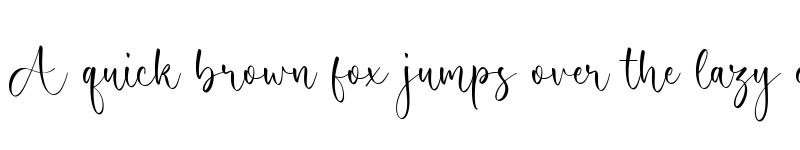 Preview of Cristhine Regular font