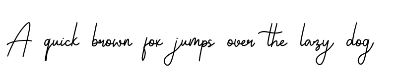 Preview of Cristine Regular font