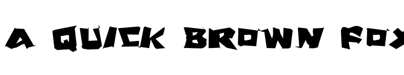 Preview of Cro-Magnum Jagged Jagged font