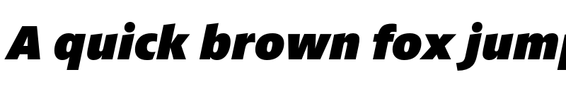 Preview of Croma Sans Black Italic font