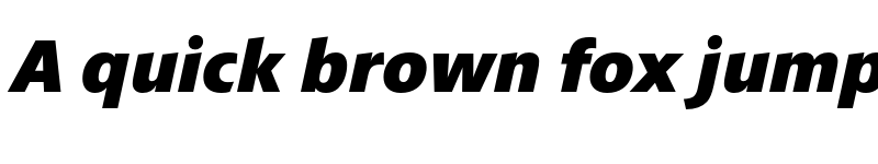 Preview of Croma Sans ExtraBold Italic font