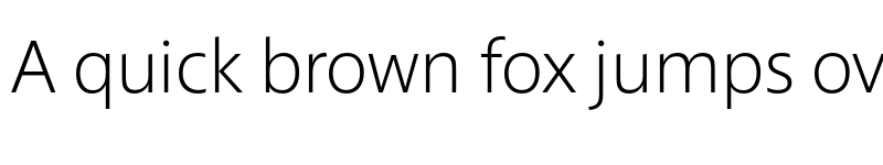 Preview of Croma Sans ExtraLight font